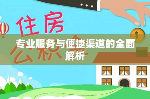 松江专业服务与便捷渠道的全面解析